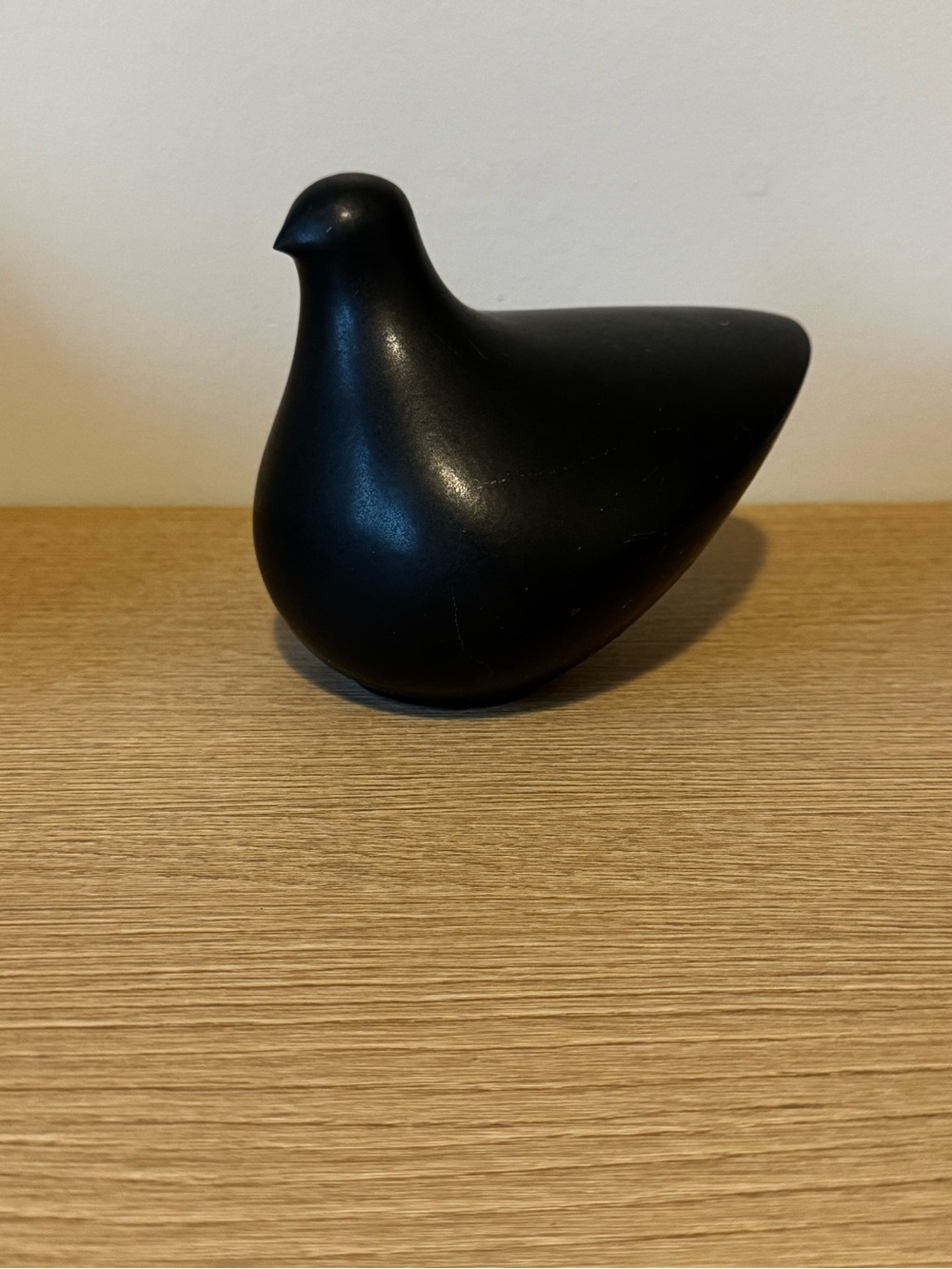 Black Modernist Decorative Bird Figurine - Home Accents